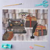 Het schrijven van de Ontsnijding van het Collage v Tissuepapier (Craft)