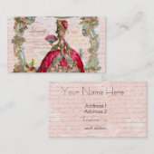 Het schrijven van het Franse Manuscript en Marie A Visitekaartje (Voorkant / Achterkant)