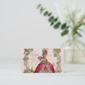 Het schrijven van het Franse Manuscript en Marie A Visitekaartje (Staand voorkant)