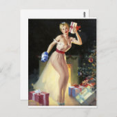 Het schudden van de Cadeaus duikt omhoog Briefkaart (Voorkant / Achterkant)