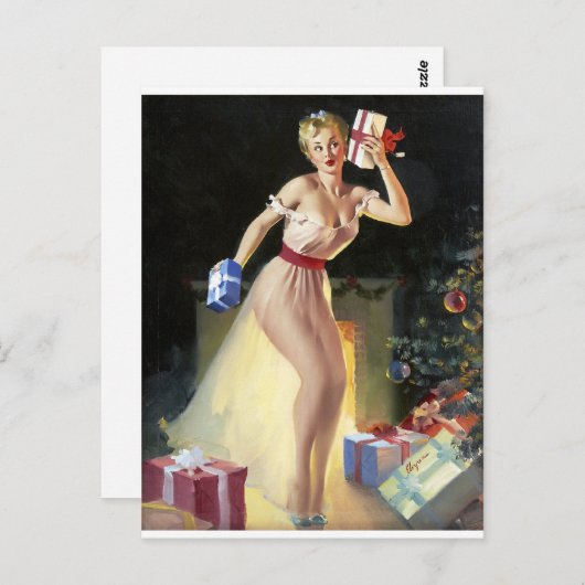 Het schudden van de Cadeaus duikt omhoog Briefkaart (Voorkant / Achterkant)