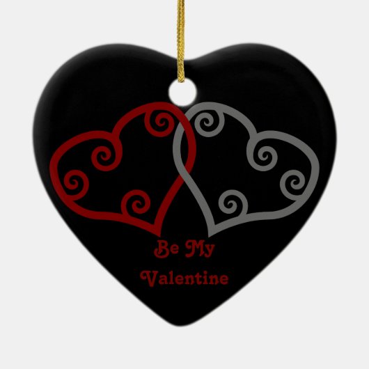 Het schuiven het Hart zijn Mijn Ornament van de Va (Achterkant)