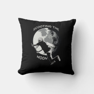 Het scoren van de Maan - de Stuntscooter Kussen