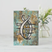 Het Scorpion-Wenskaart Kaart (Staand voorkant)