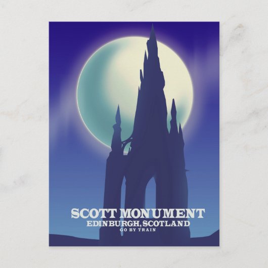 Het Scott Monument, Edinburgh,Schotland Briefkaart (Voorkant)