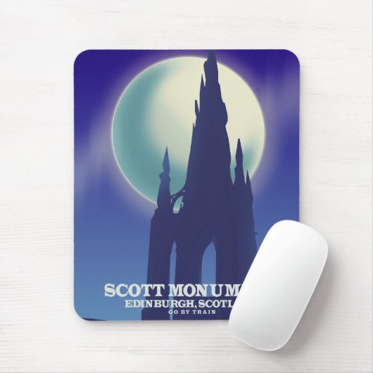 Het Scott Monument, Edinburgh,Schotland Muismat (Met muis)
