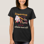 Het scrapbooken van al vun en gameadhesie loopt ui t-shirt (Voorkant)