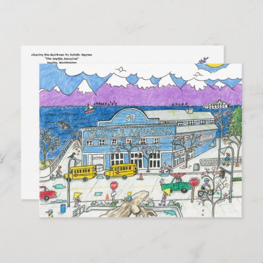 Het Seattle Aquarium Briefkaart (Voorkant / Achterkant)