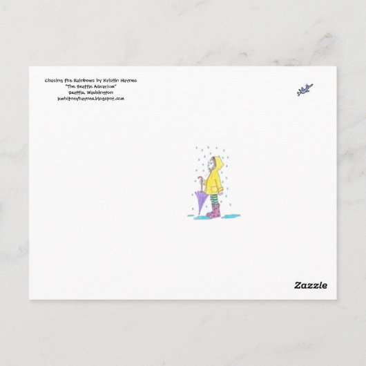 Het Seattle Aquarium Briefkaart (Achterkant)