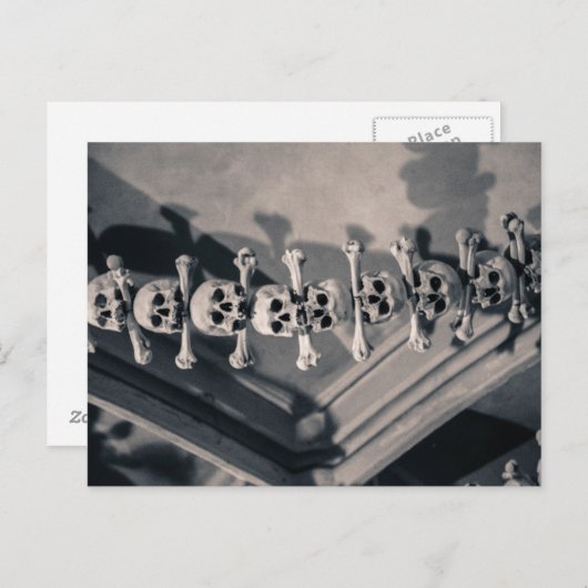 Het Sedlec Ossuary Briefkaart (Voorkant / Achterkant)