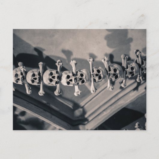 Het Sedlec Ossuary Briefkaart (Voorkant)