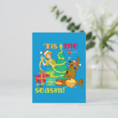 Het seizoen briefkaart (Staand voorkant)