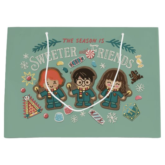 Het seizoen is mooier met vrienden groot cadeauzakje (Voorkant)