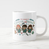 Het seizoen is mooier met vrienden grote koffiekop (Rechts)