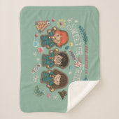 Het seizoen is mooier met vrienden sherpa deken (Voorkant)