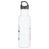 Het seizoen is mooier met vrienden waterfles (Achterkant)