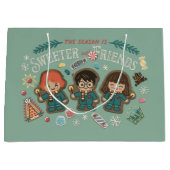 Het seizoen is zoeter met vrienden groot cadeauzakje (Voorkant)