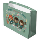 Het seizoen is zoeter met vrienden groot cadeauzakje (Achterkant Gekanteld)