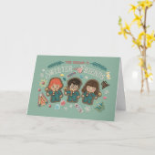 Het seizoen is zoeter met vrienden kaart (Gele Bloem)