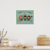 Het seizoen is zoeter met vrienden poster (Keuken)