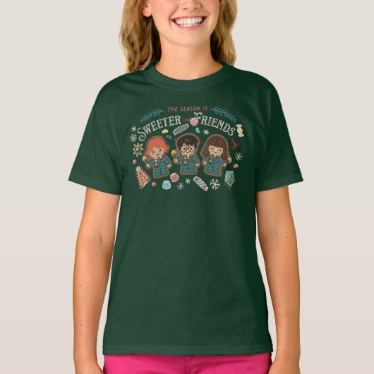 Het seizoen is zoeter met vrienden t-shirt (Voorkant)