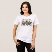 Het seizoen is zoeter met vrienden Tri-Blend shirt (Voorkant volledig)