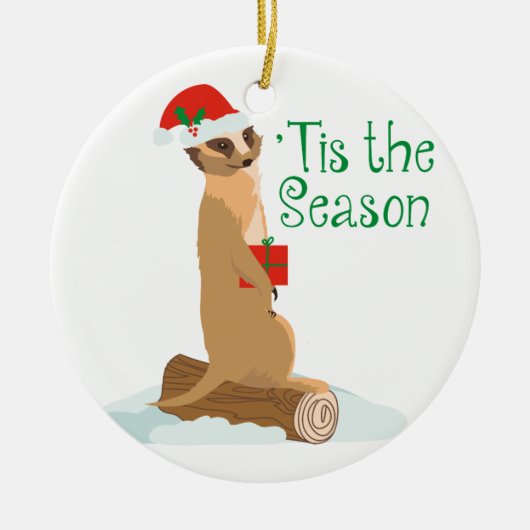 Het seizoen keramisch ornament (Voorkant)