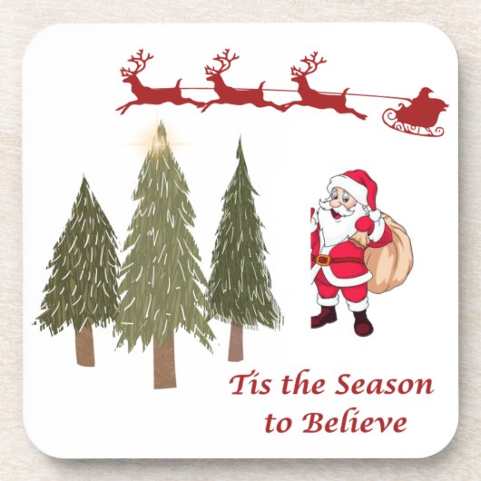 Het seizoen om te geloven in een bier onderzetter (Voorkant)