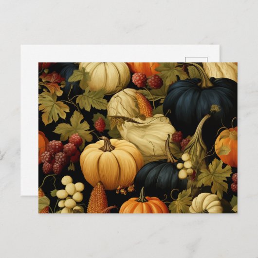 Het seizoen van de herfst briefkaart (Voorkant / Achterkant)