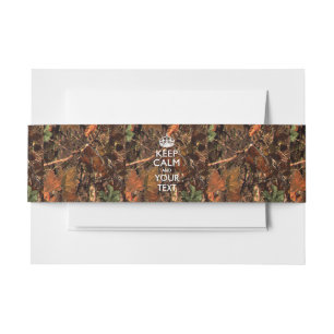 Het Seizoen van de herfst HOUDT CALM EN Uw Creatie Uitnodigingen Wikkel