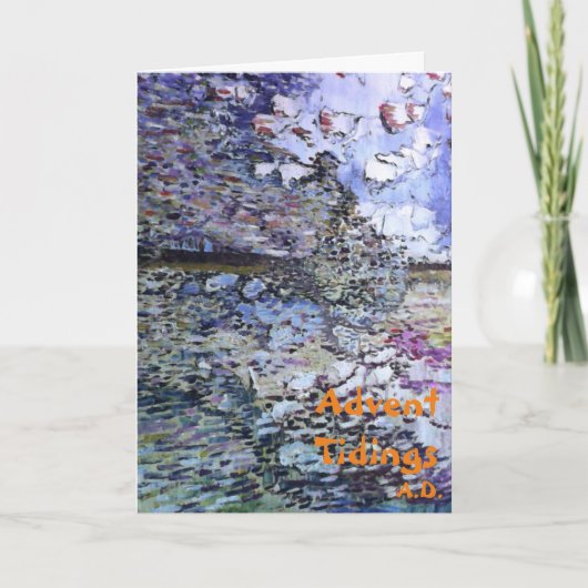 Het Seizoen van de komst is: Feestdagen Kaart (Voorkant)