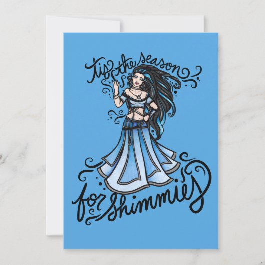 het seizoen van de shimmies - kaart (Voorkant)