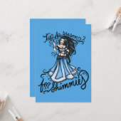 het seizoen van de shimmies - kaart (Voorkant / Achterkant in situ)