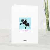 Het Seizoen van de thee Feestdagen Kaart (Achterkant)