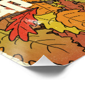 Het Seizoen Van Herfst Perfect Poster (Hoek)