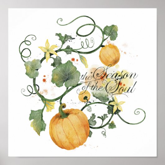 Het seizoen van het tweede najaar van het citaat - poster (Voorkant)