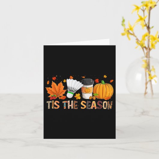 Het seizoen van Leopard Pumpkin Bydminton Hallowee Kaart (Gele Bloem)