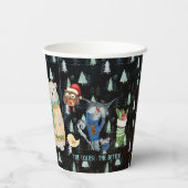 Het seizoen van Rock Ugly Sweaters Papieren Bekers (Achterkant)