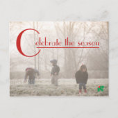 Het seizoen vieren | briefkaart foto's (Voorkant)