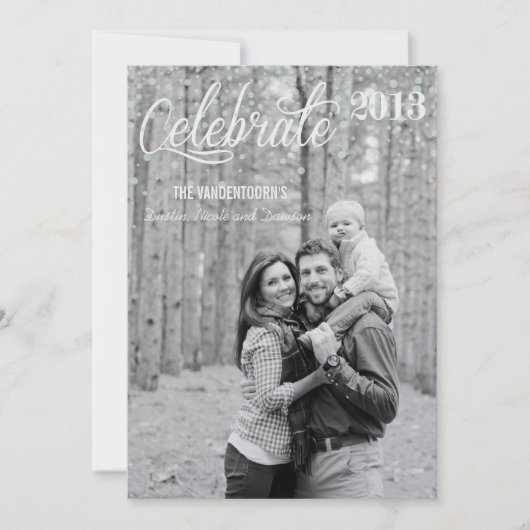 Het seizoen vieren kaart (Voorkant)