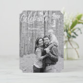 Het seizoen vieren kaart (Staand voorkant)