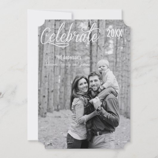 Het seizoen vieren kaart (Voorkant)