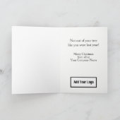 Het seizoen wordt Jolly. Bedrijf Christmas Kaart (Binnen)