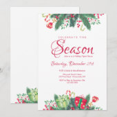 Het Seizoensfeest Open House vieren Kaart (Voorkant / Achterkant)