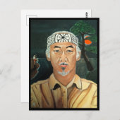 Het Sensei schilderij van Alfred Fox Briefkaart (Voorkant / Achterkant)