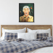 Het Sensei schilderij van Alfred Fox Canvas Afdruk (Insitu (Slaapkamer))