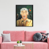 Het Sensei schilderij van Alfred Fox Canvas Afdruk (Insitu (Woonkamer))