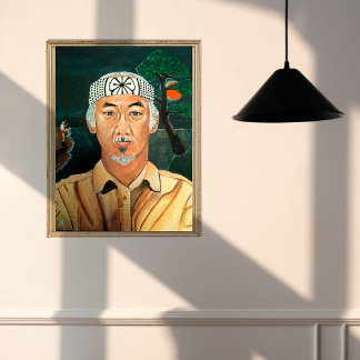 Het Sensei schilderij van Alfred Fox Canvas Afdruk
