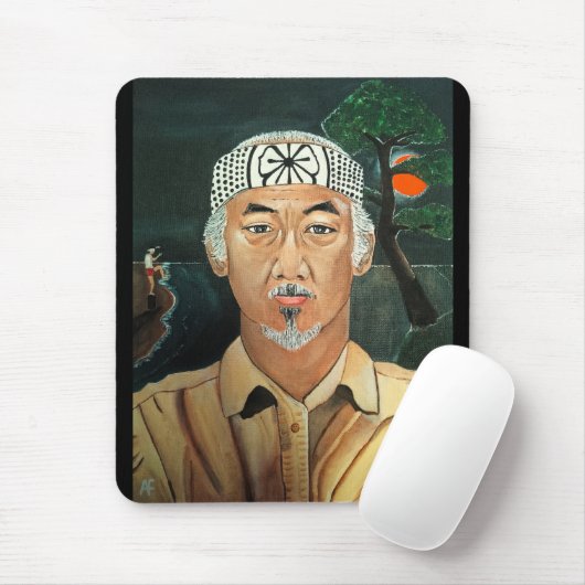 Het Sensei-schilderij van Alfred Fox Muismat (Met muis)