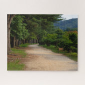 Het serene pad van Korea Legpuzzel (Horizontaal)